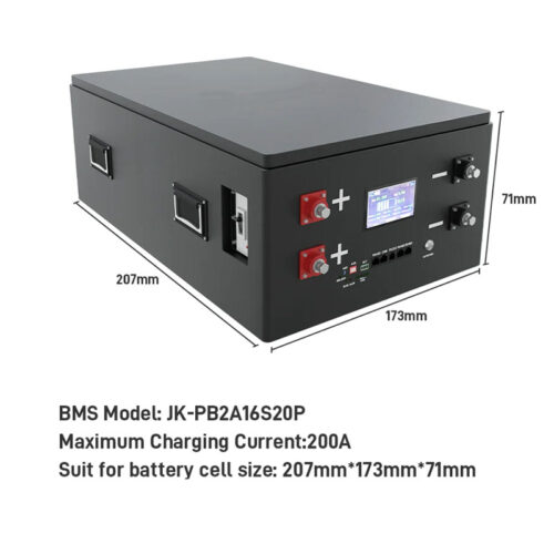 LiFePO4 16kWh μπαταρία λιθίου 315Ah JK BMS 200A