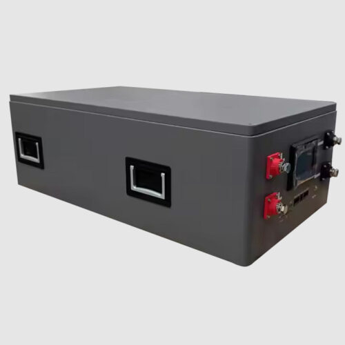 Πλάγια όψη μπαταρίας LiFePO4 16kWh 51.2V για αυτόνομα φωτοβολταϊκά