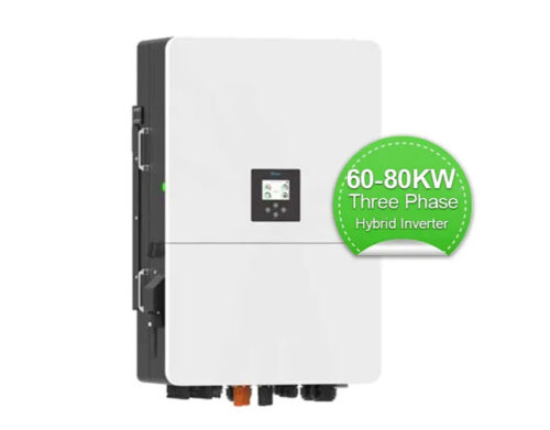 Φωτοβολταϊκό σύστημα για επιχειρήσεις DEYE hybrid 80 KW μπαταρίες LiFePo4 200 KW