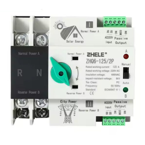 ATS 100A 2P din rail