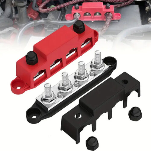 2 X BusBar 300A (μαύρη + κόκκινη) 2 X BusBar 300A (μαύρη + κόκκινη)